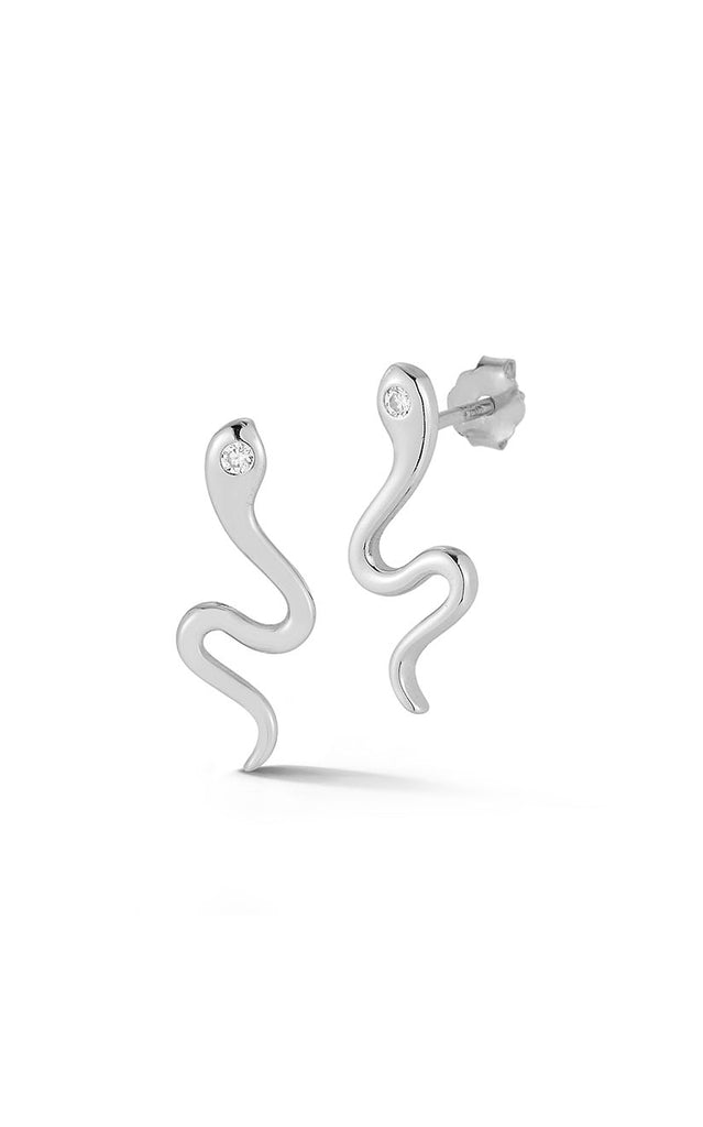 Small Snake Stud Earring - Sphera Milano