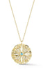 Turquoise Medallion Pendant Necklace - Sphera Milano