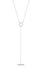 Dainty Chain Toggle Clasp Lariat Necklace - Sphera Milano