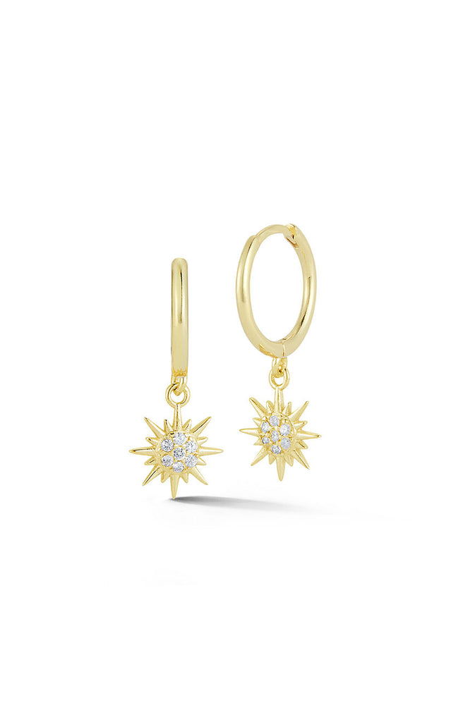 Sun Huggie Earring - Sphera Milano