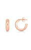 Plain Ring Huggie Earring - Sphera Milano