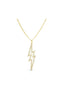 Enamel Lightning Bolt Chain Necklace - Sphera Milano