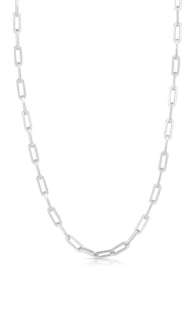 Paperclip Link Chain Necklace - Sphera Milano