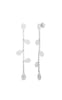 CZ Chain Drop Stud Earring - Sphera Milano